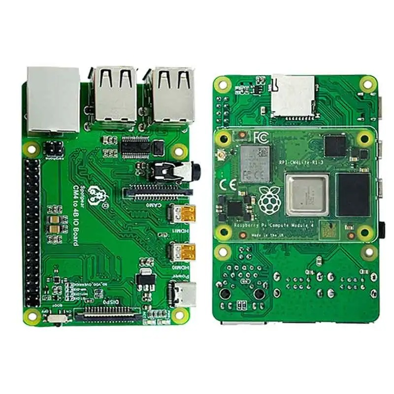 Placa de E/S para Raspberry Pi CM4. Placa de expansión de interfaz de CM4 a 4B. Adaptador de CM4 a PI4B