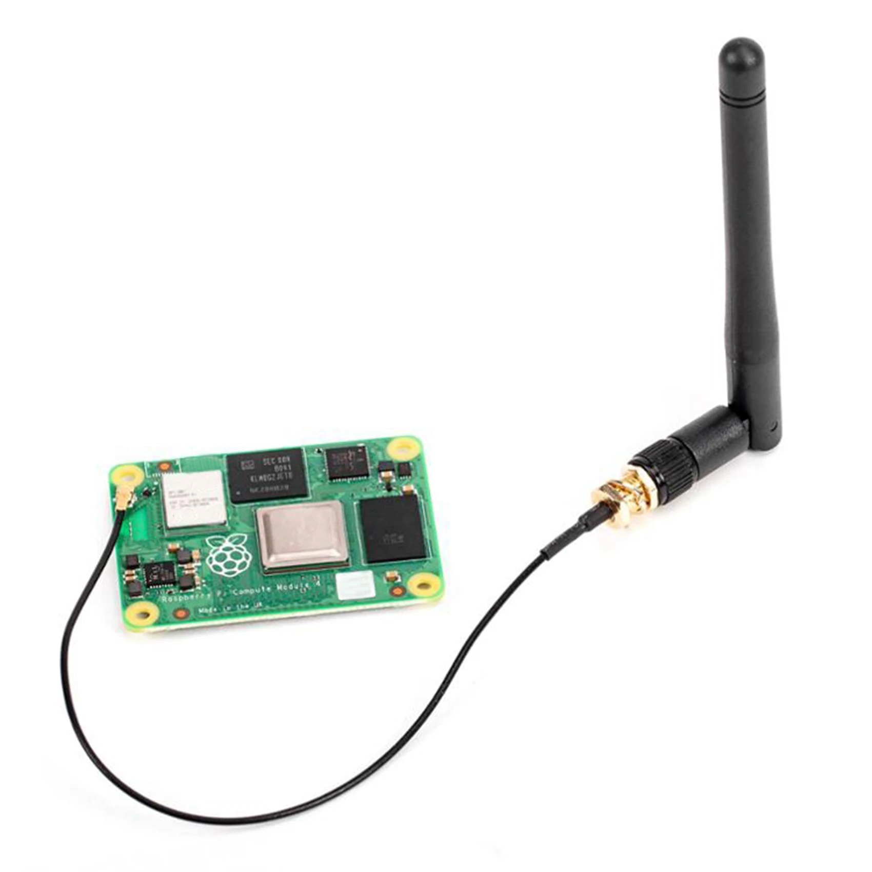 El kit de antena para el Raspberry Pi Compute Module 4 es compatible con las bandas de frecuencia WiFi de 2,4 GHz y 5 GHz para la placa Raspberry Pi CM4