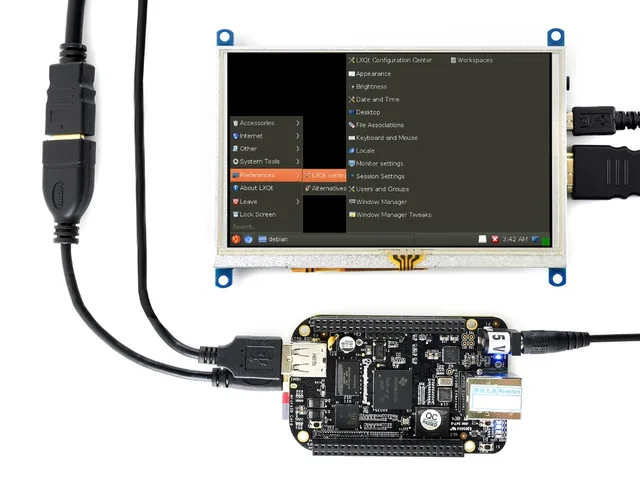 5inch Resistive Touch Screen LCD G 800x480 Display Computer Monitor Supports Raspberry Pi/BB Black/Banana Pi/Orange Pi - Imagen 4