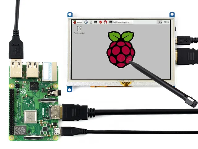 5inch Resistive Touch Screen LCD G 800x480 Display Computer Monitor Supports Raspberry Pi/BB Black/Banana Pi/Orange Pi - Imagen 3