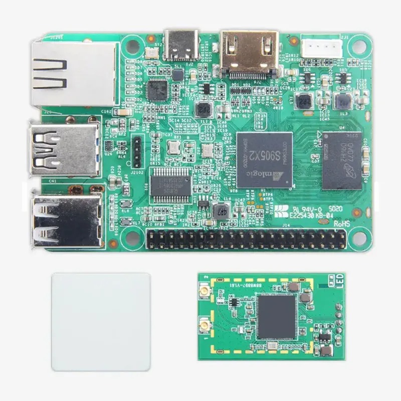 XPI-S905X3 Single Board Computer - Amlogic S905X3 4K ARM, Android 9/11, 4GB RAM