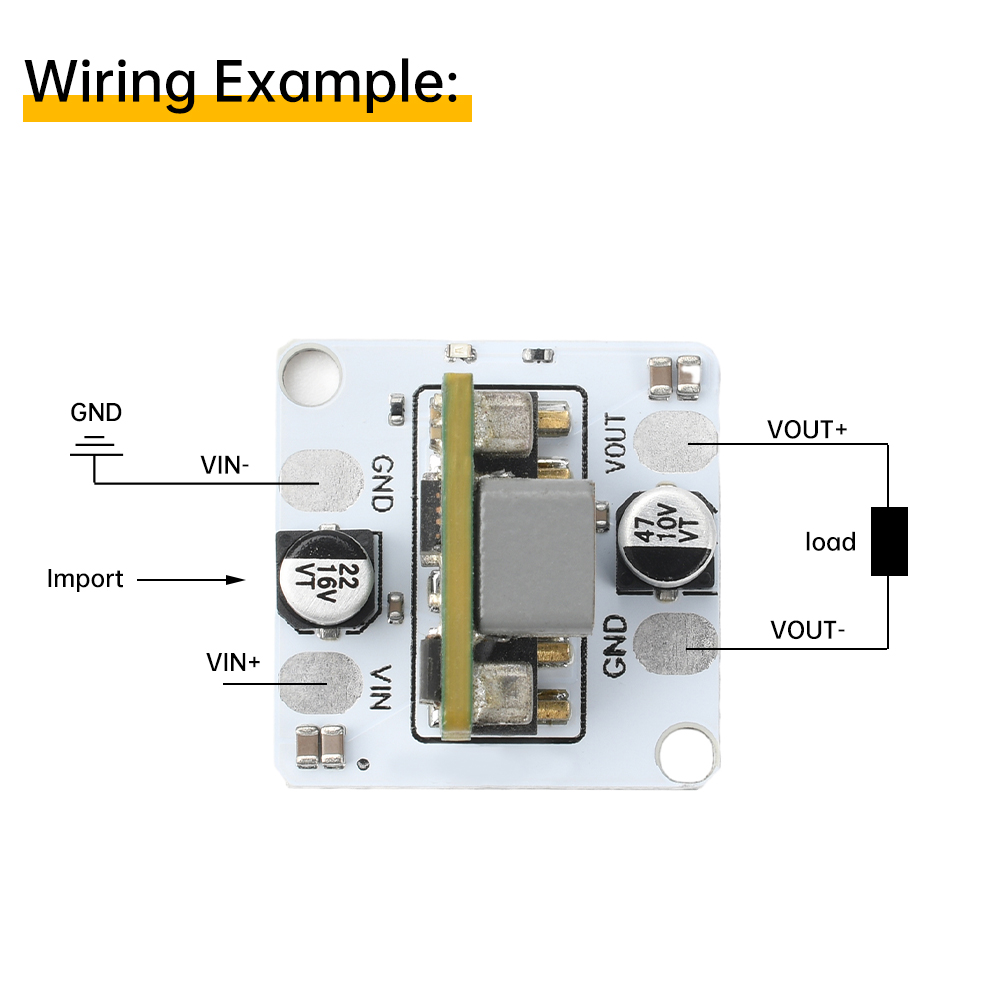 DC 9-16V to 5V Converter 10A 50W Module Buck Regulator Step Down Board Voltage Power Supply Accessory — reference image 5