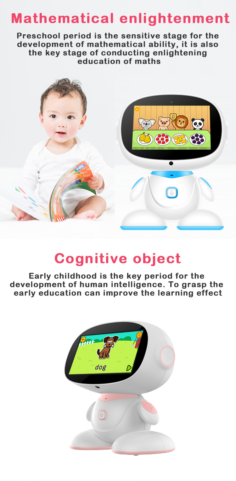 AI Robot Toy Educational Home School Kids Learning Machine Children Mini Educational Ai Emo Wifi Smart Toys Robot Intelligent — reference image 7