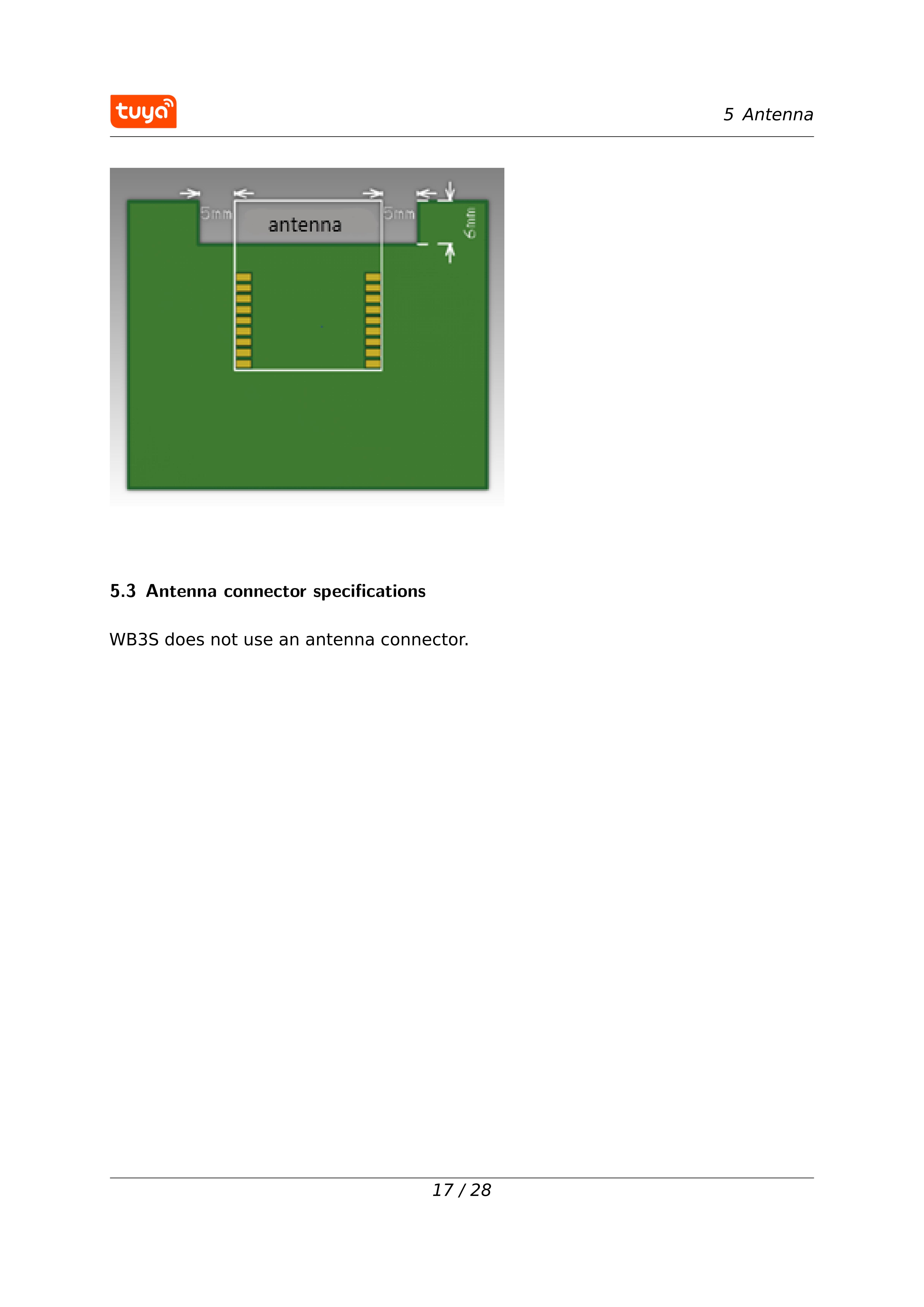 Tuya WBR3 Module Wi-Fi/Bluetooth RTL8720CF Chip Low Power Embedded wbr3 Serial Transmission Module — reference image 17