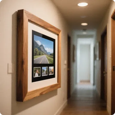E6 7.3-inch Color E-Paper Frame Solid Wood Design Ultra-Long Standby 800×480 E Ink Photo Frame — reference image 8