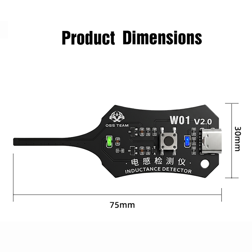 Smart Induction Tester for Phone Motherboard Coil Fault Detection with Type C Port Easy Plug Play Portable Diagnostic Tool — reference image 7