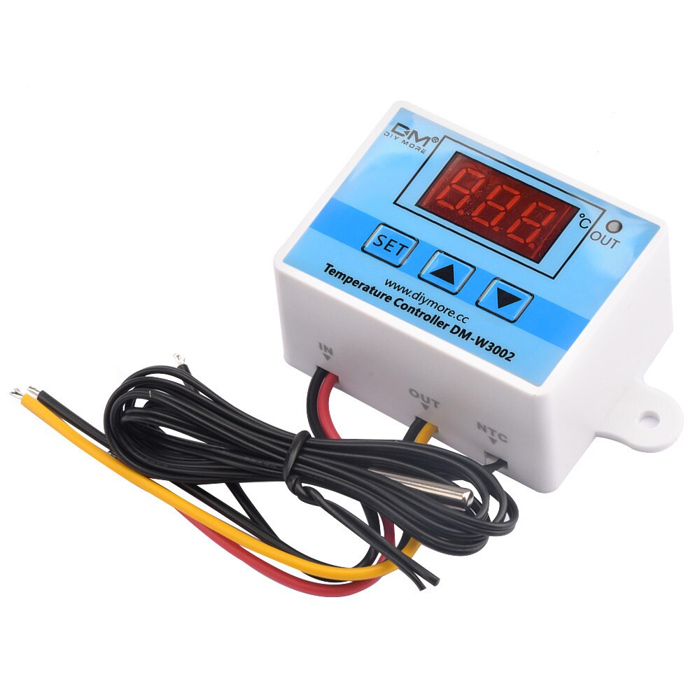 W3002 110V 220V LED Digital Temperature Controller Thermostat Thermoregulator Sensor Meter Fridge Water Heating Cooling — reference image 4
