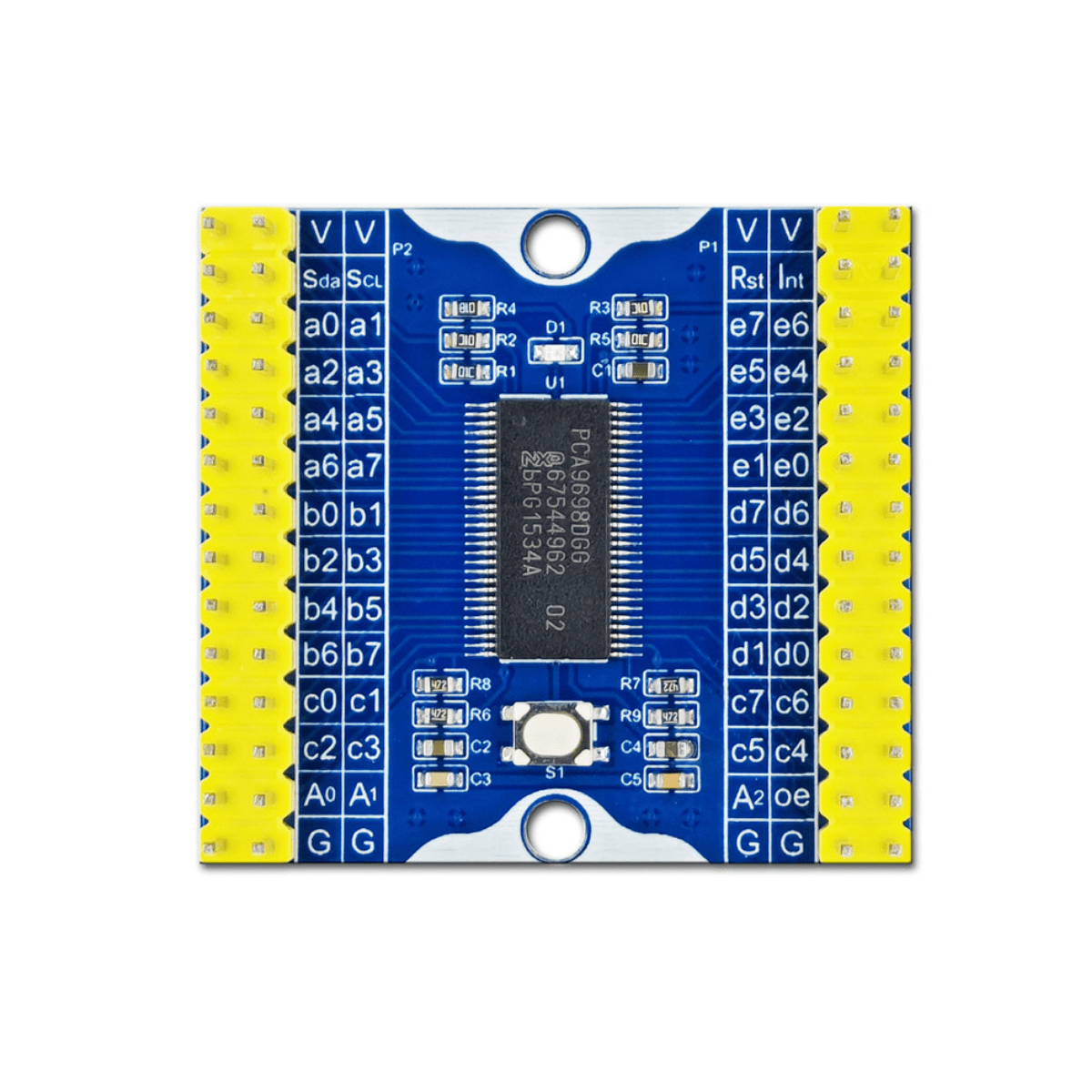 PCA9698 module I2C cascade 40-channel IO expansion module GPIO I/O expansion board non-MCP23017 — reference image 2