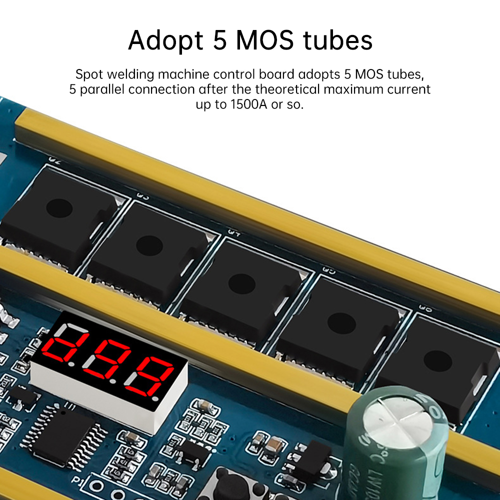 99 Gears 12V Spot Welder Kit Digital Power Adjustable Spot Welding Pen Control Board Nickel Sheet For 18650 Lithium Battery — reference image 11