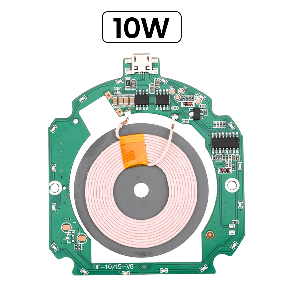 10-15W wireless charging PCBA motherboard transmitter module wireless charger 5V9V12V DIY RV Wireless Charger pcba — reference image 2
