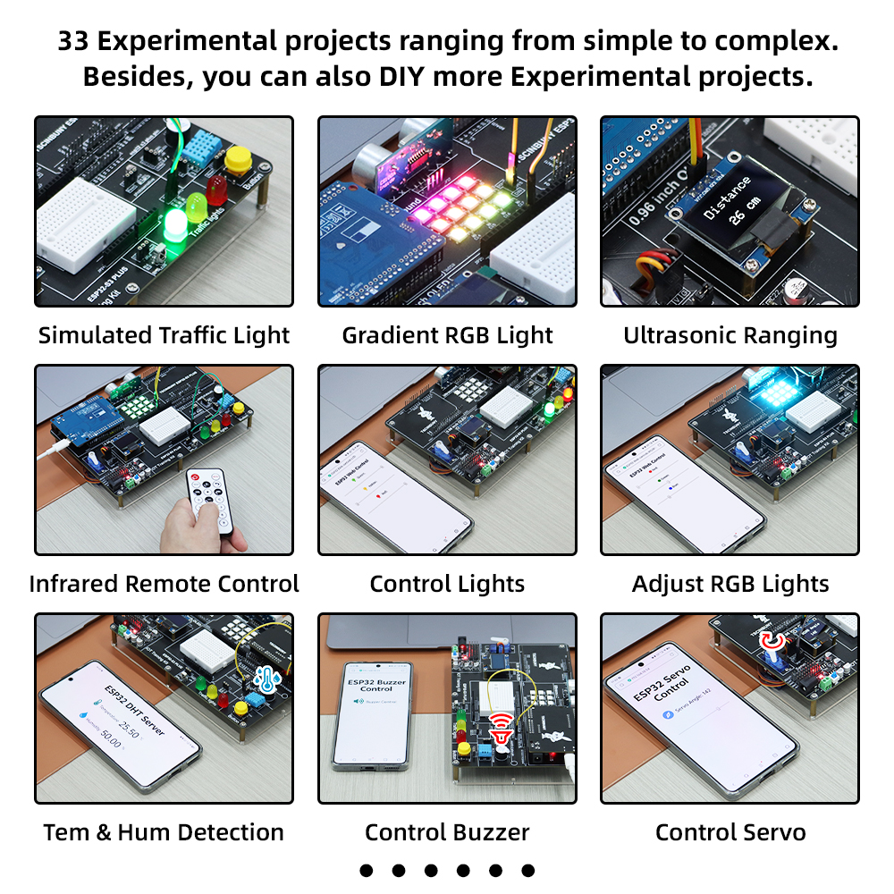 Tscinbuny Complete Kit for Arduino Programmable IoT Development ESP32 S3 PLUS Starter Kit Professional Educational Kit — reference image 1