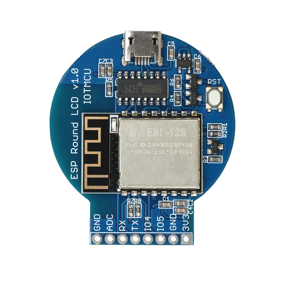 1.28-inch Circular LCD Display ESP8266 Development Board NodeMCU Expansion with GC9A01 Chip 240×240 Resolution for IoT Projects — reference image 7