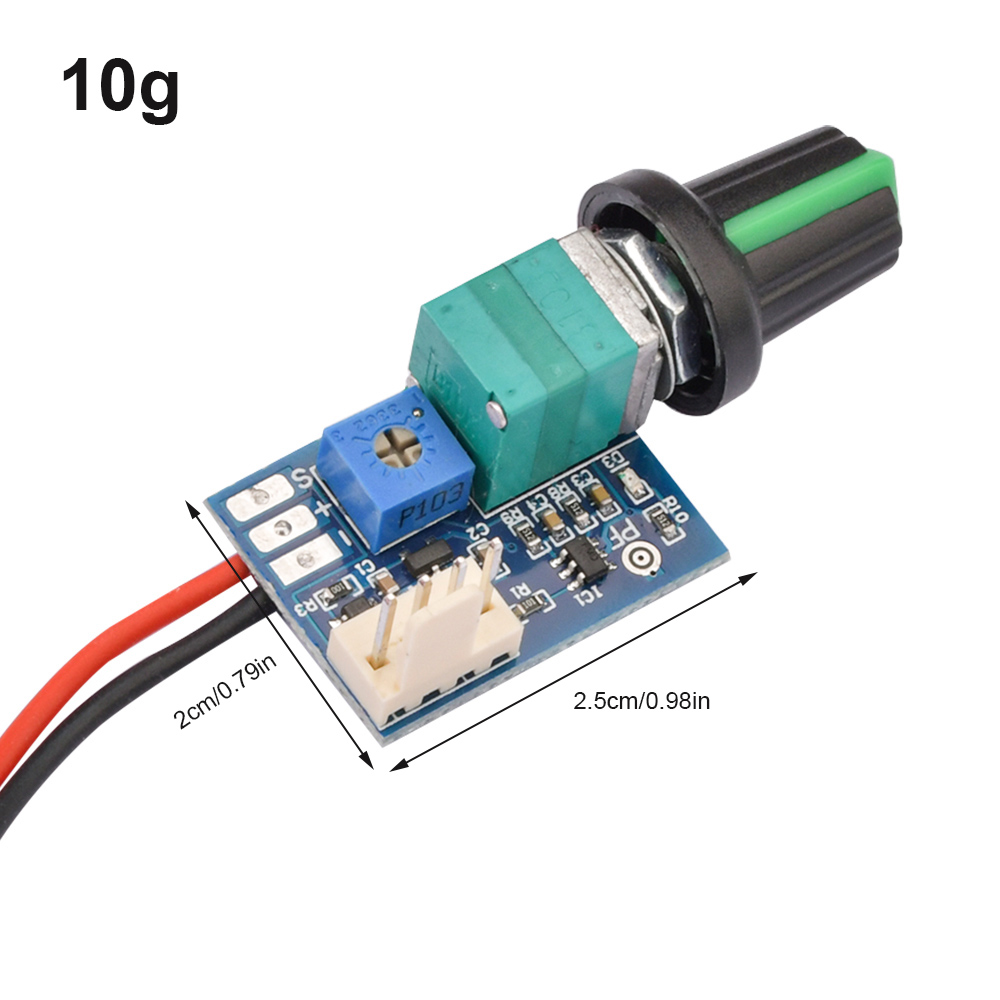 Mini 3A PWM 12V DC Motor Speed Controller Module DC-DC 4.5V-35V Adjustable Speed Regulator Control Governor Switch 24V — reference image 2
