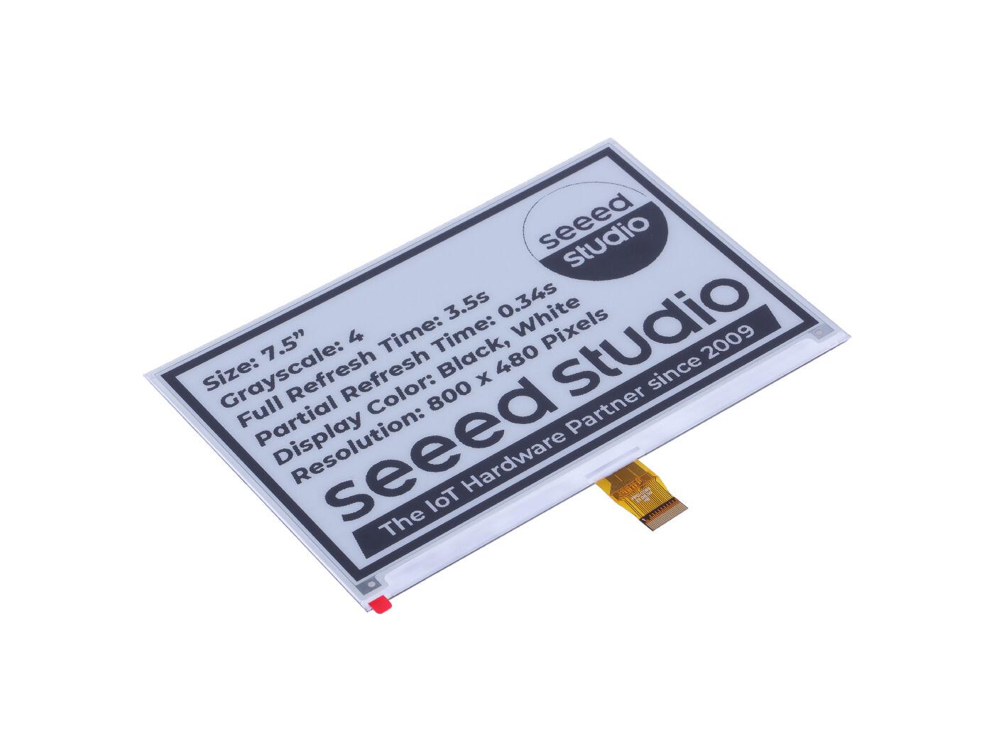TRMNL BYOD 7.5″ (OG) e-ink DIY Kit, Monochrome e-ink Display 800×480, XIAO ESP32-S3 PLUS,Arduino Compatible,Battery Rechargeable — reference image 2