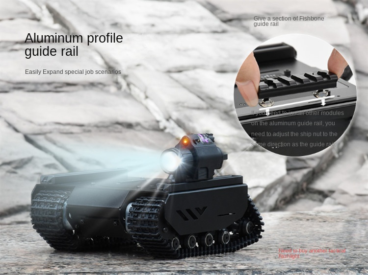 Waveshare Flexible And Expandable 6×4 Off-Road UGV, With Extension Rails and ESP32 Slave Computer — reference image 7
