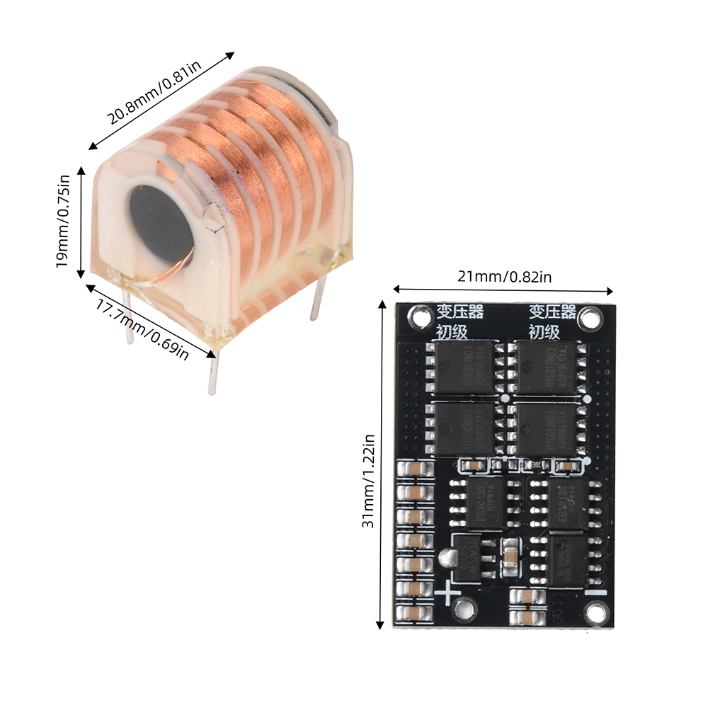 20KV High Voltage Generator Arc Igniter Module with Overheat Protection for DIY Electronics and Scientific Experiments — reference image 7