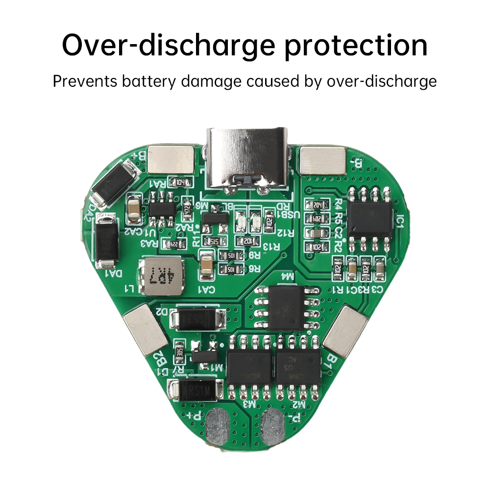 12V 3S 20A Type-C Lithium Battery Protection Board 11.1V 12.6V Overcharge Over-discharge Protect Li-ion BMS PCM PCB — reference image 2