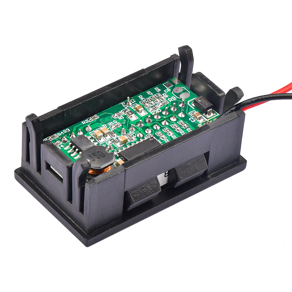 Dual USB 5V 2A Car Voltmeter Voltage Meter Panel 12V-24V 3S-7S Lithium Battery Capacity Indicator Power Tester Li-ion Lead acid — reference image 3