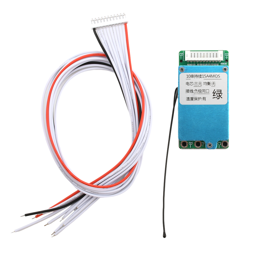 BMS 10S 36V 15A Li-ion Lipolymer 18650 lithium Battery Protection Board Short Circuit Protection Temperature Control NTC — reference image 3