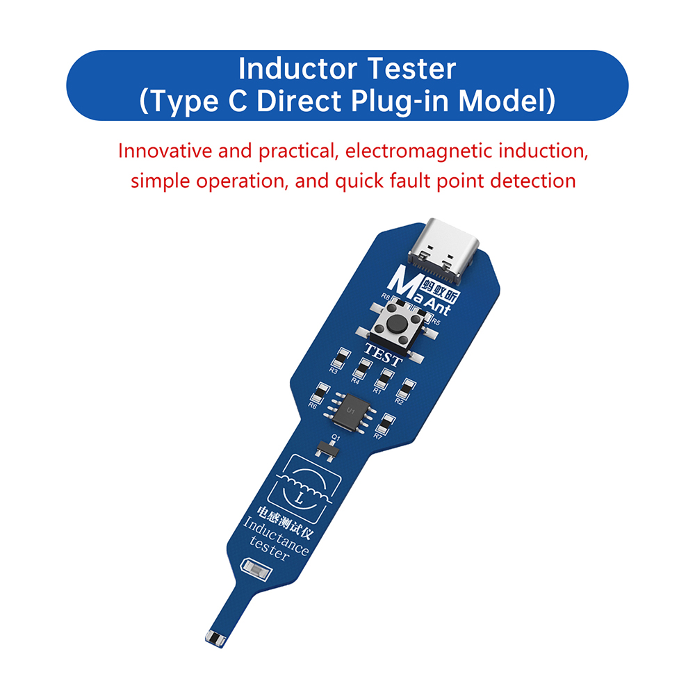M093 M093B Inductance Tester Motherboard Coil Tester Inductance Detector Electromagnetic Induction Meter Rapid Fault Detection — reference image 5