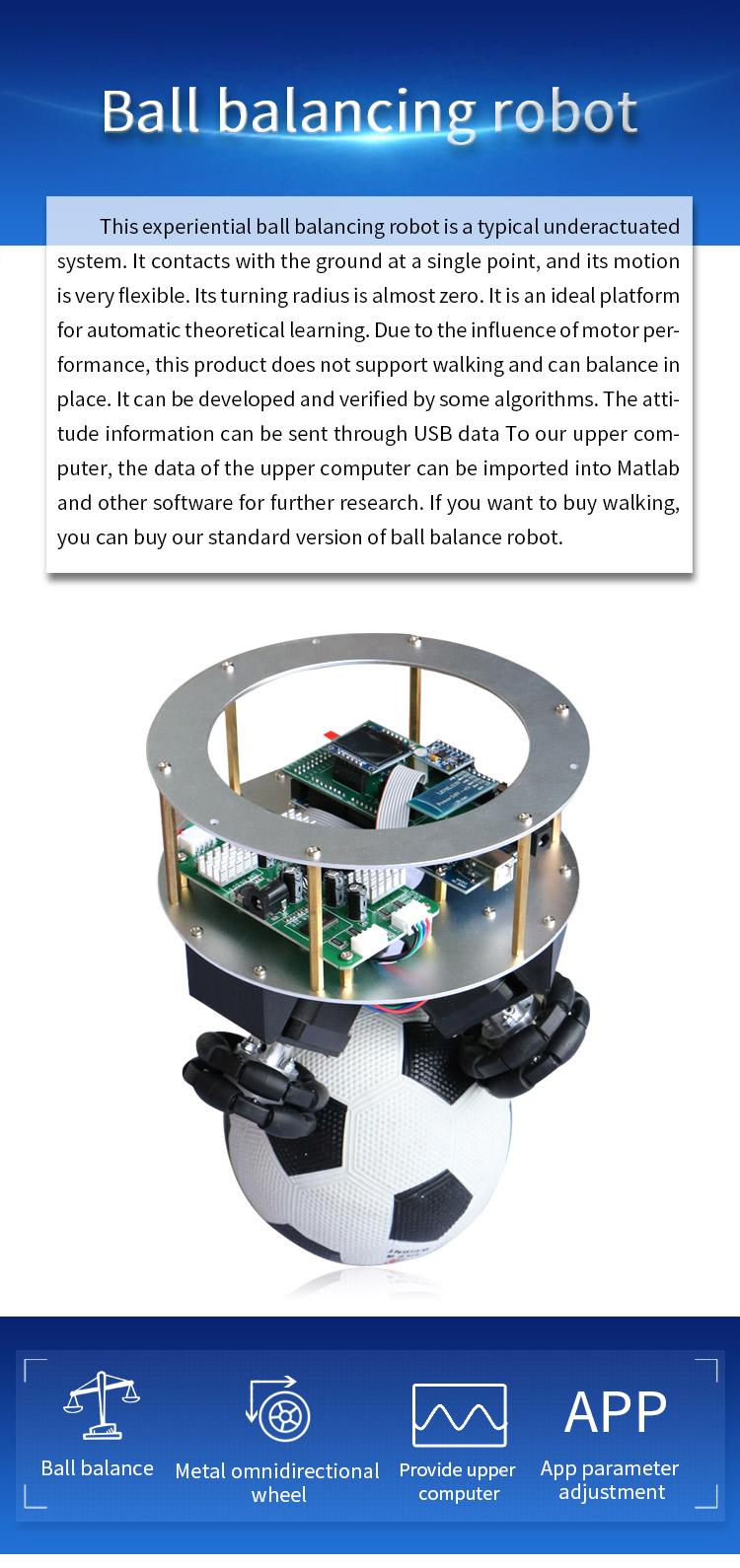 ball balance robot Balance car DIY kit — reference image 1