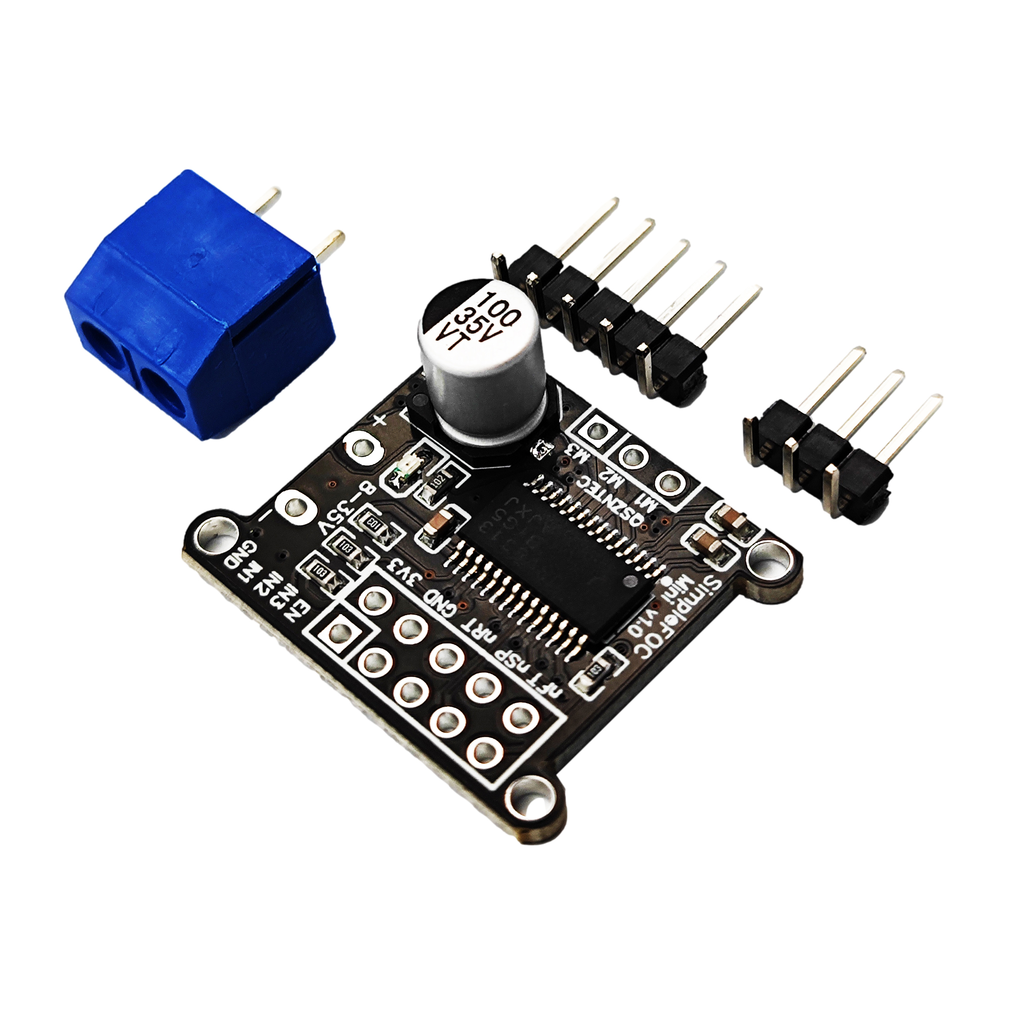 DRV8313 Development Board Simple FOC Mini FOC Control Driver SVPWM Control V1.0 DC Brushless Motor Driver Board DC 8-30V module — reference image 3
