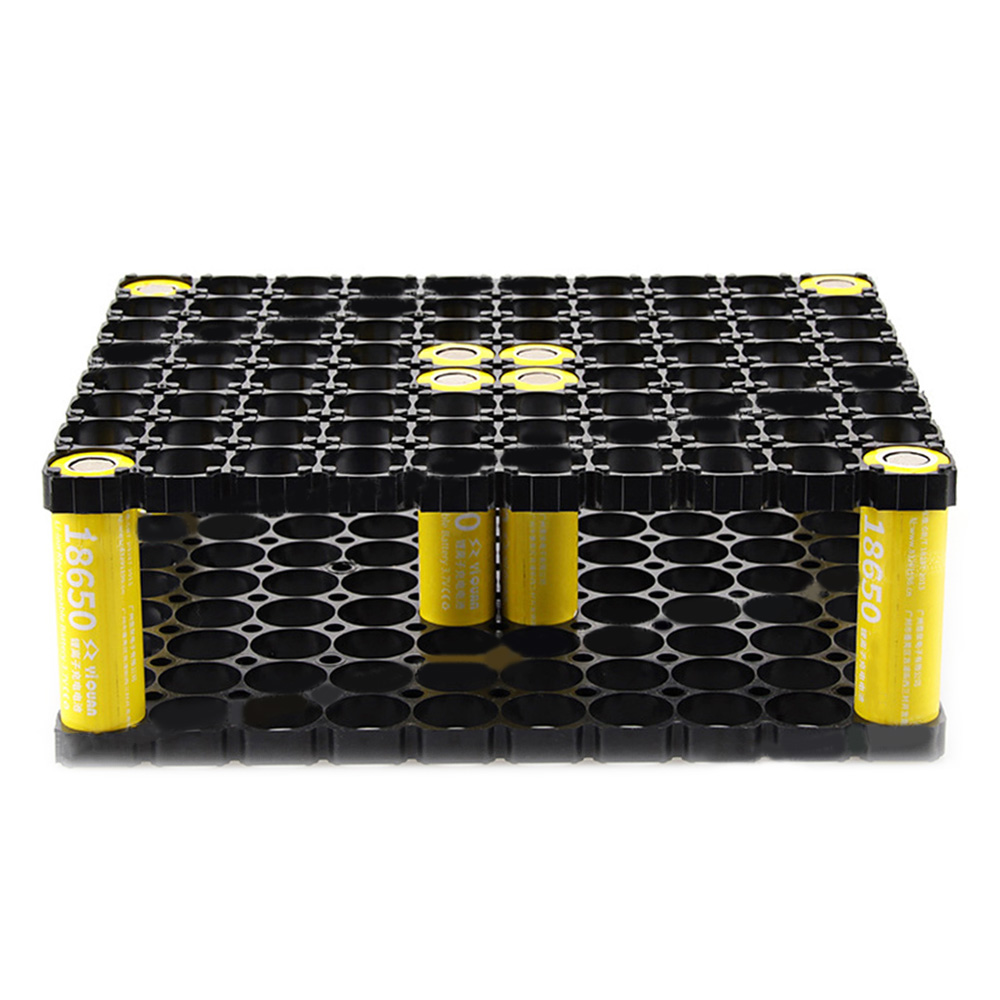 18650 8*10 Lithium Cell Battery Case Holder Batteries Holder Bracket DIY Safety Anti Vibration Plastic Cylindrical Battery Pack-2pics — reference image 5