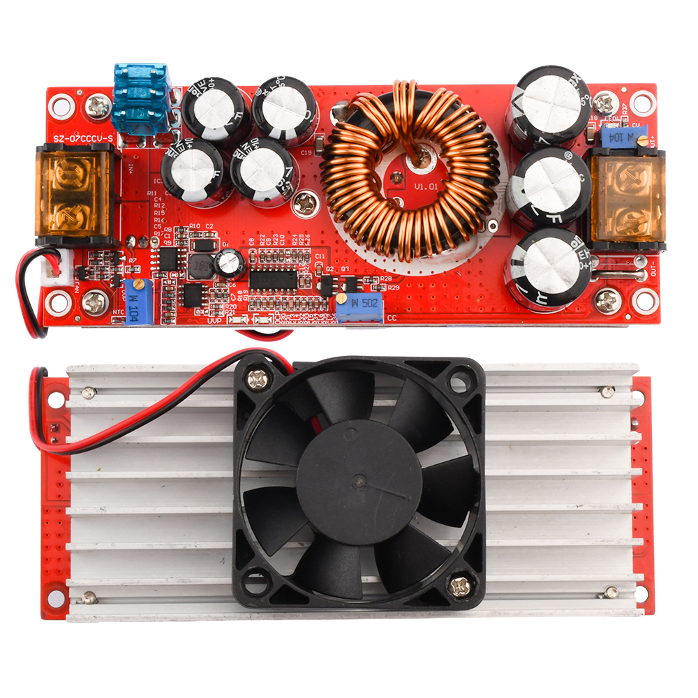 1800W 40A 1500W 30A 1200W 20A DC-DC Boost Converter Step Up Power Supply Module 10-60V to 12-90V Adjustable Voltage Charger — reference image 15