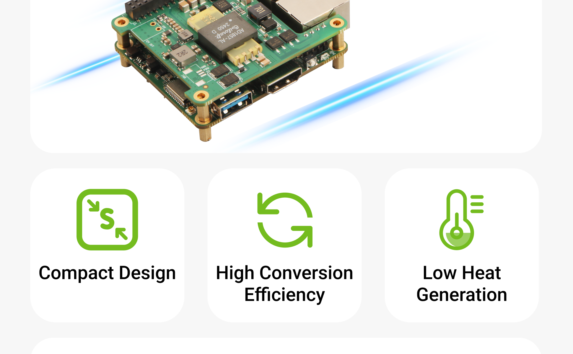 Radxa 20W PoE+ Module compact for CUBIE A5E — reference image 5