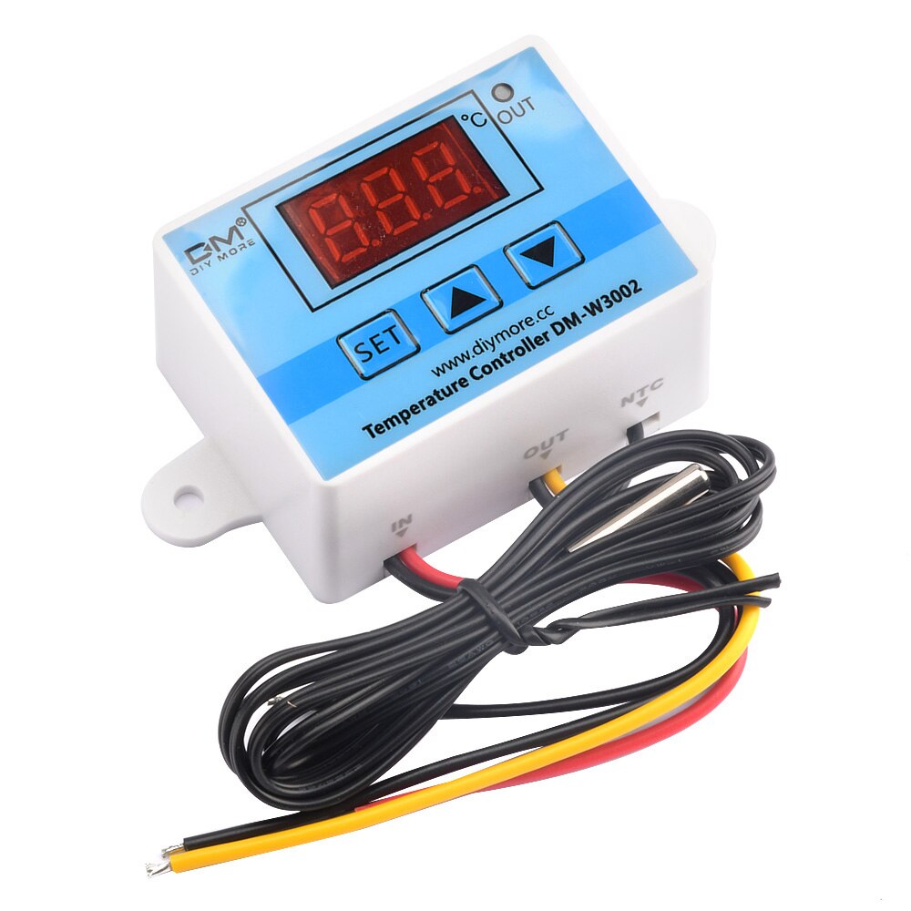 W3002 110V 220V LED Digital Temperature Controller Thermostat Thermoregulator Sensor Meter Fridge Water Heating Cooling — reference image 3