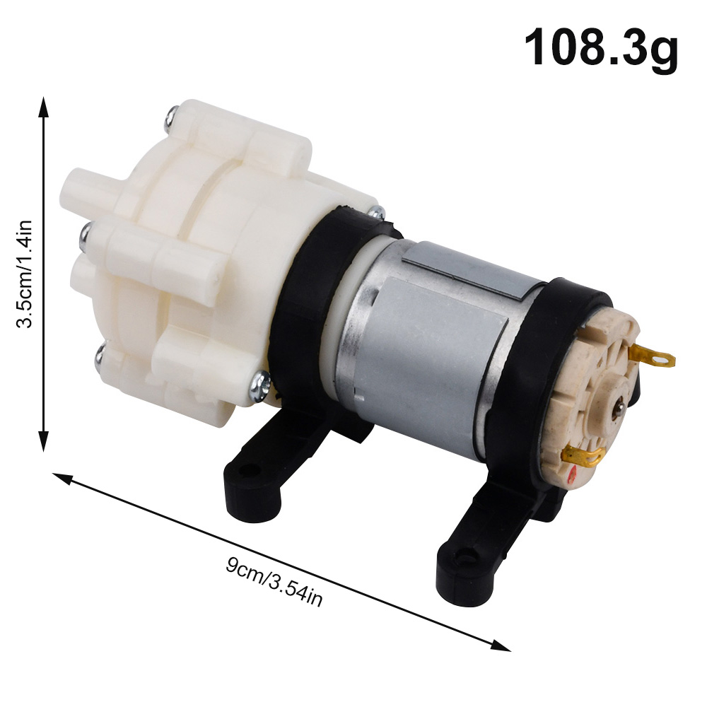 R385 Water Pump 12V Diaphragm Pump Pump 6V Small Miniature Water Pump Household Fish Tank Accessories Tea Set Water Pump — reference image 15