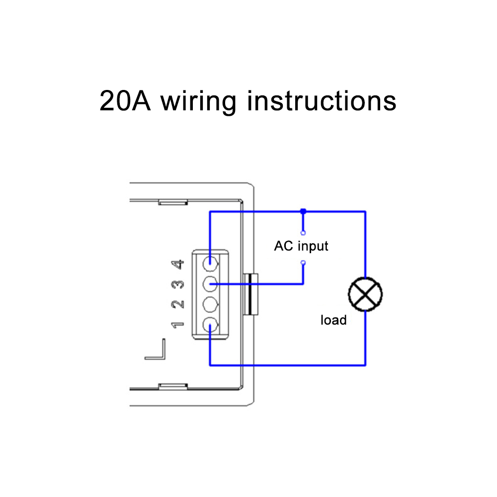 1100W/2200W/4400W/22000W Voltmeter Ammeter AC 5A/10A/20A/100A Power Electricity Meter HD Digital Display Voltage Current Meters — reference image 1
