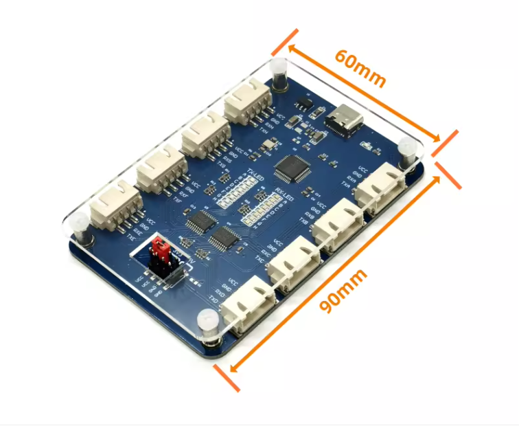 USB to 4CH/8CH TTL Serial Module Independent Serial Port up to 6Mbps CH348 Chip — reference image 5