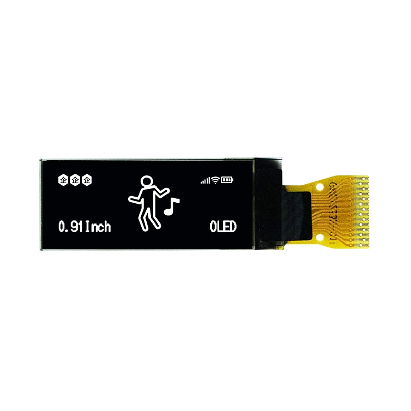 0.91-inch OLED Display Module – SSD1306 Driver, 128×32 Resolution, Monochrome (White/Blue/Yellow), I2C Interface, Bare Panel — reference image 6