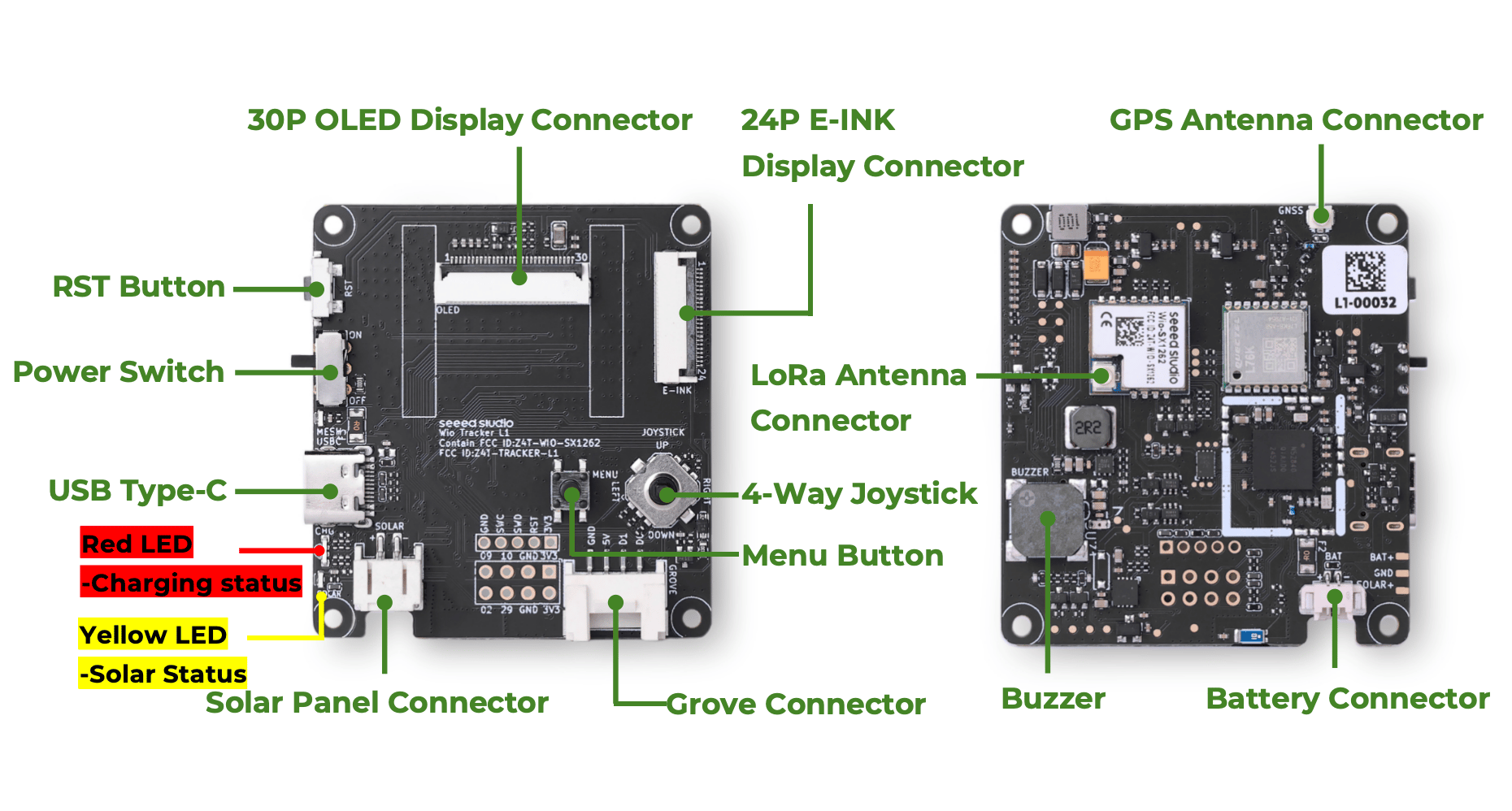 Meshtastic Node Wio Tracker L1 LoRa Wio-SX1262 862-930MHz 868MHz 915MHz NRF52840 L76K GPS,Wireless, Low-power, Development Board — reference image 7