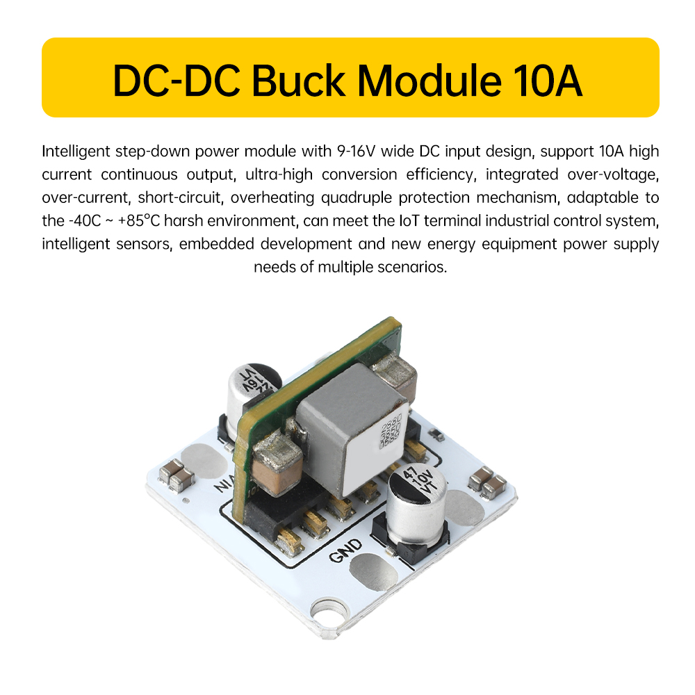 DC 9-16V to 5V Converter 10A 50W Module Buck Regulator Step Down Board Voltage Power Supply Accessory — reference image 3