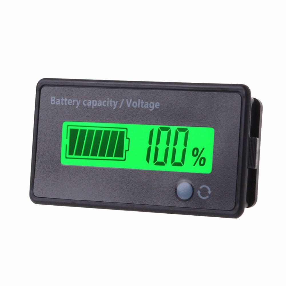 7 to 100V Lead Acid Lithium Battery Capacity Indicator Car Motorcycle Digital Voltmeter Voltage Tester Meter Tool — reference image 2