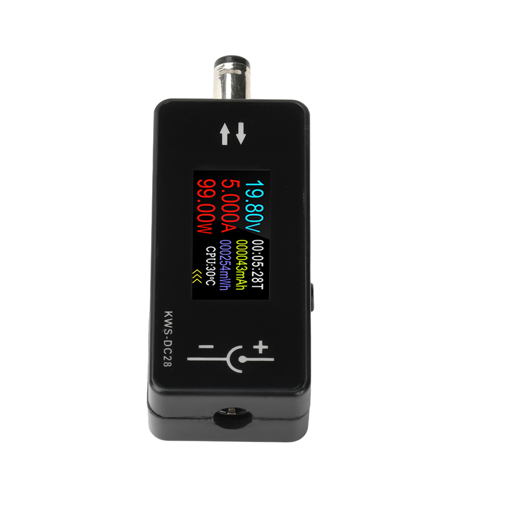 0.96 inch TFT HD Digital Display DC 5.5*2.5 Interface Tester Voltage Ammeter Power Meter DC 4~30V 0~12A — reference image 2