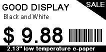1.54 inch E-Paper Display Module 200×200 Resolution Wide Temperature Range for Industrial Use — reference image 5