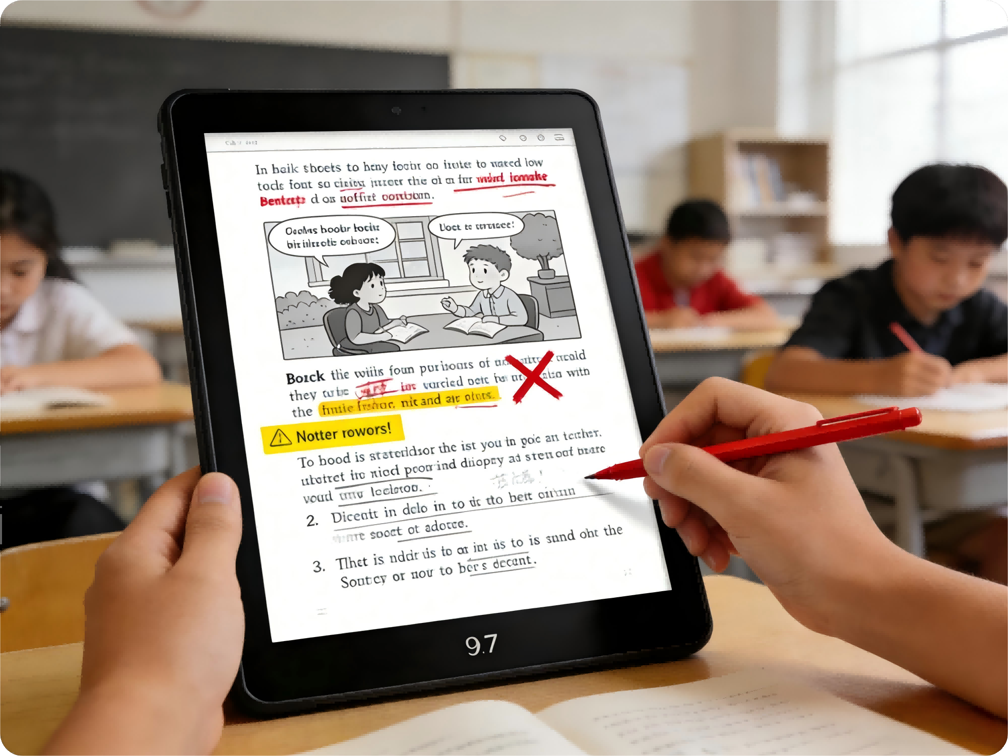 9.7 inch 4 Colors Vivid E-Paper Display 12s Fast Refresh SPI Interface 960×672 E-Ink Panel — reference image 4