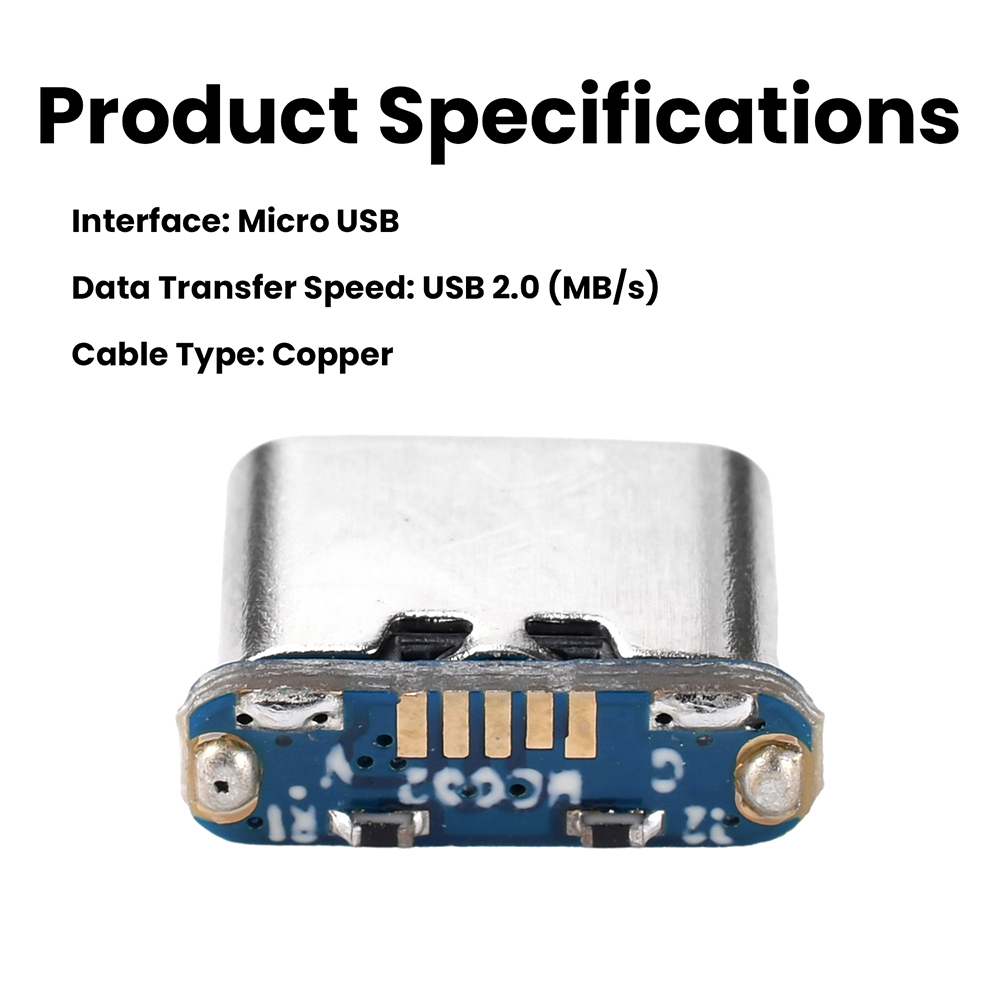Type C Adapter Board Micro USB to Type C Convertor for Charging and Data Transfer Upgrade DIY Modification Accessory — reference image 6
