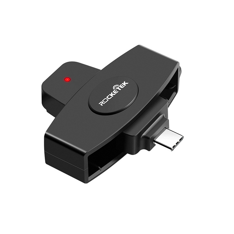 Rocketek CSCR3 Smart CAC Card Reader Type-c Bank Tax Declaration SIM Card/IC Card ID Card Reader — reference image 8