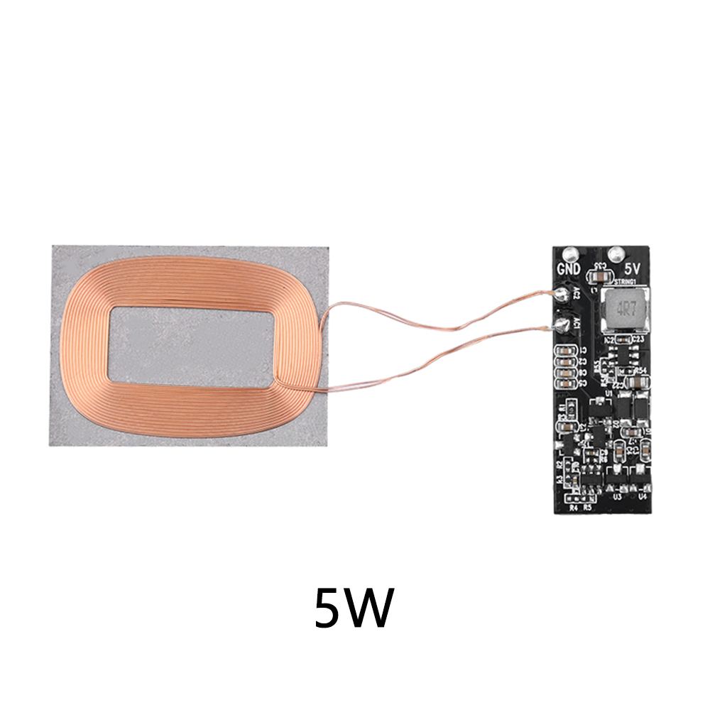 3W 600mA/5W 1A Wireless Charging Receiver Module Small Coil Built-in 5V Charging Wireless Charger PCBA Board — reference image 2