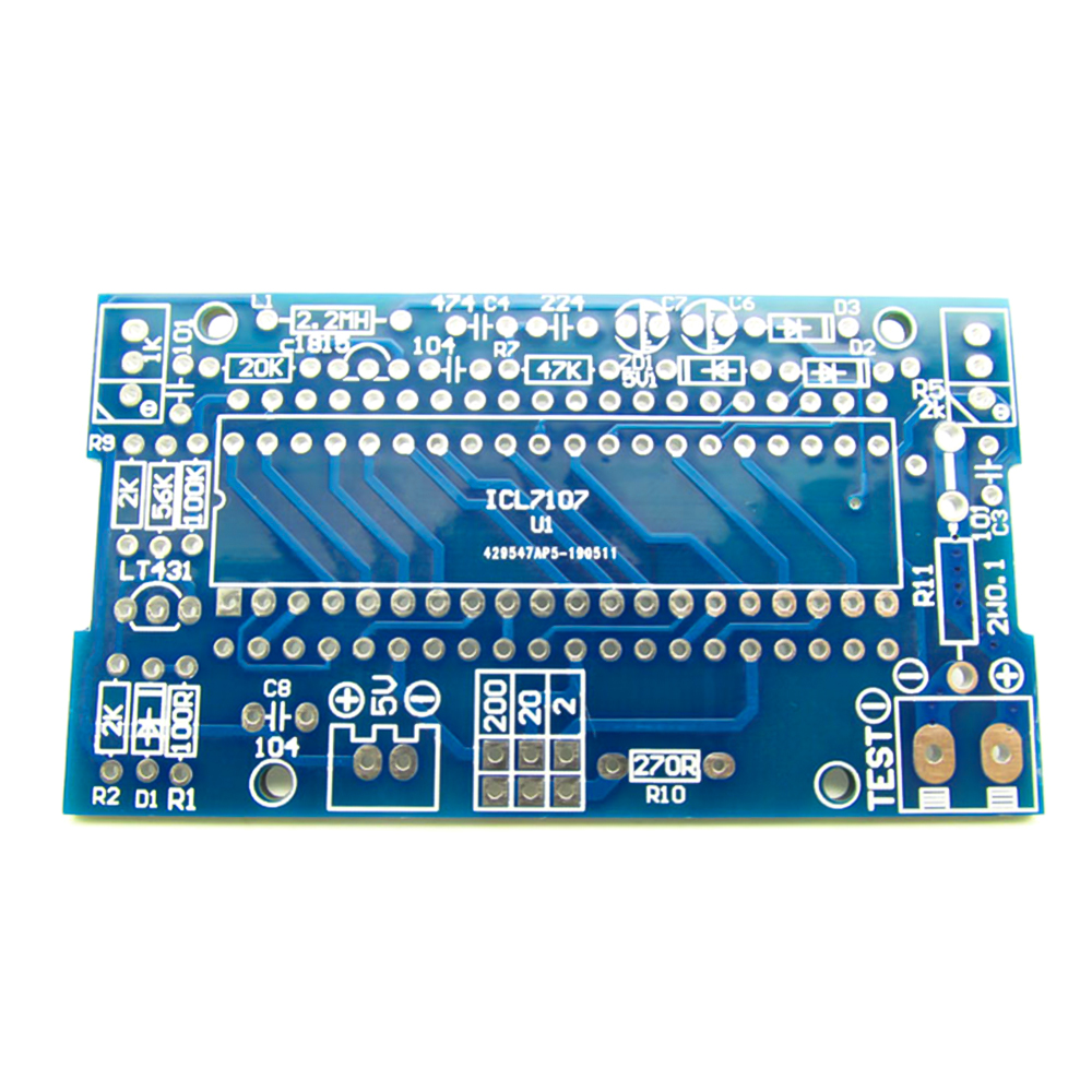 ICL7107 Voltmeter DIY Kit Parts DC 5V Digital Voltmeter Module e-learning training production welding exercise parts kit diy — reference image 9