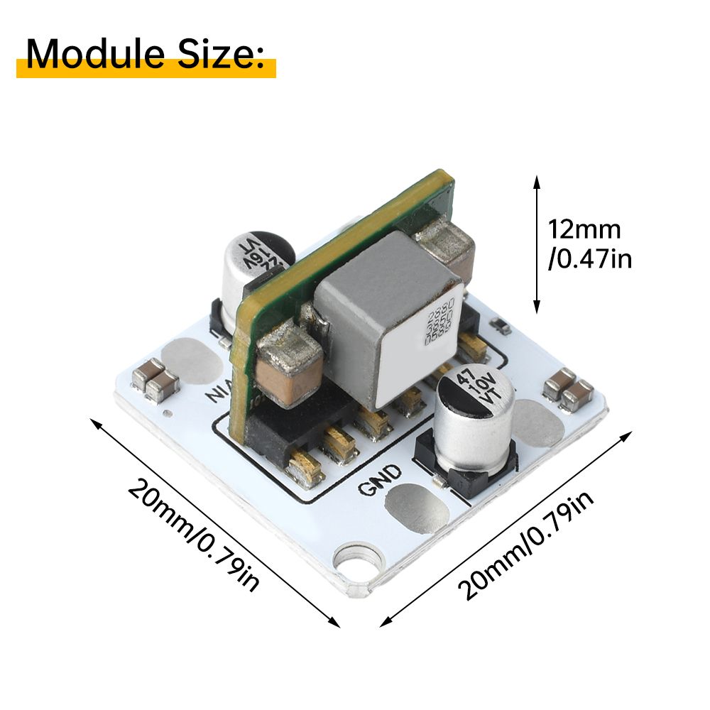 DC 9-16V to 5V Converter 10A 50W Module Buck Regulator Step Down Board Voltage Power Supply Accessory — reference image 2