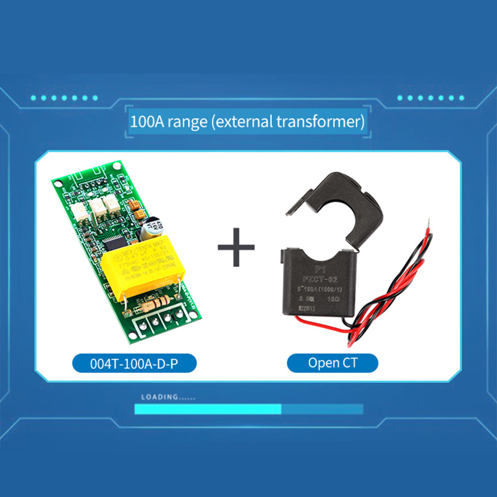 PZEM-004T 100A AC 80-260V Digital Voltmeter Ammeter Wattmeter Digital Multifunctional Test Pulse Communication TTL Serial Module — reference image 11