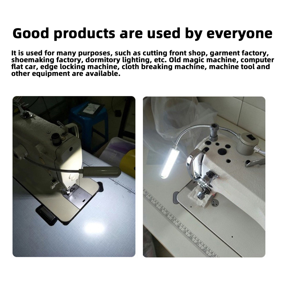30 LED Industrial Sewing Machine Lighting Lamp Clothing Machine Accessories Work Light 360° Flexible Gooseneck Industrial Lights — reference image 10