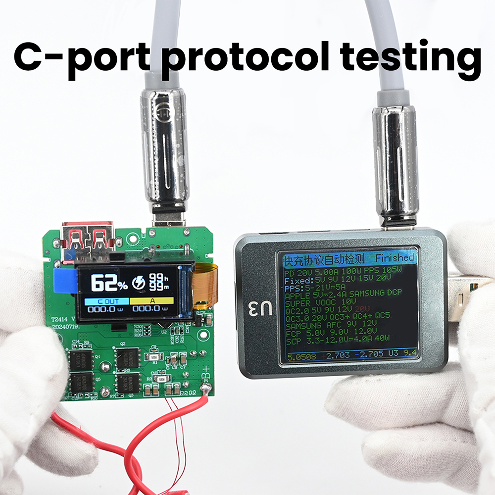 4S PD100W Fast Charging Module USB or Type-C Mobile Power Bank 18650 Charging Module DIY Mainboard Mobile Board — reference image 7