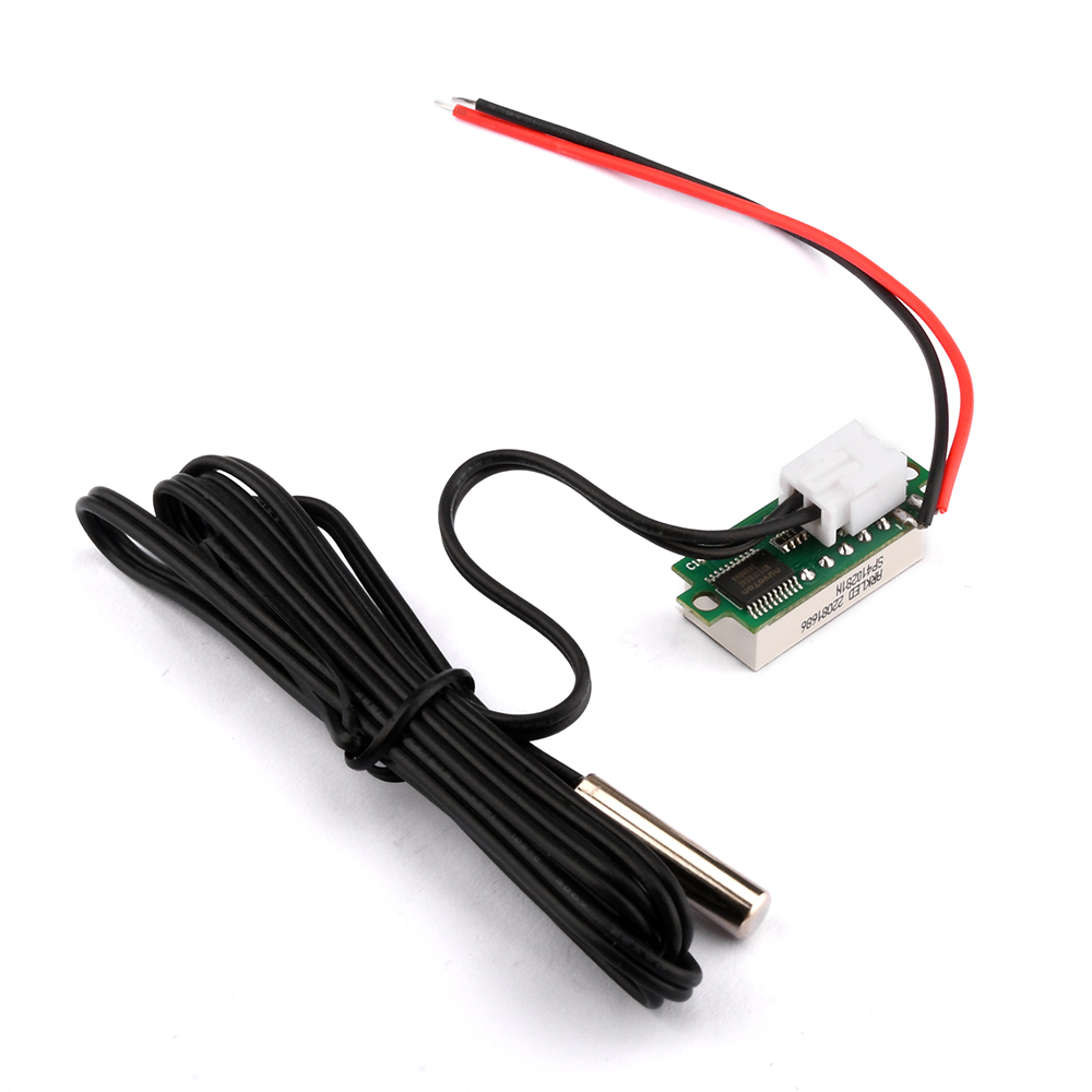 DC 12V 24V Mini Digital LED Thermometer for Car Temperature Monitor Panel Meter Measuring Range -50-125C with Temperature Probe — reference image 6