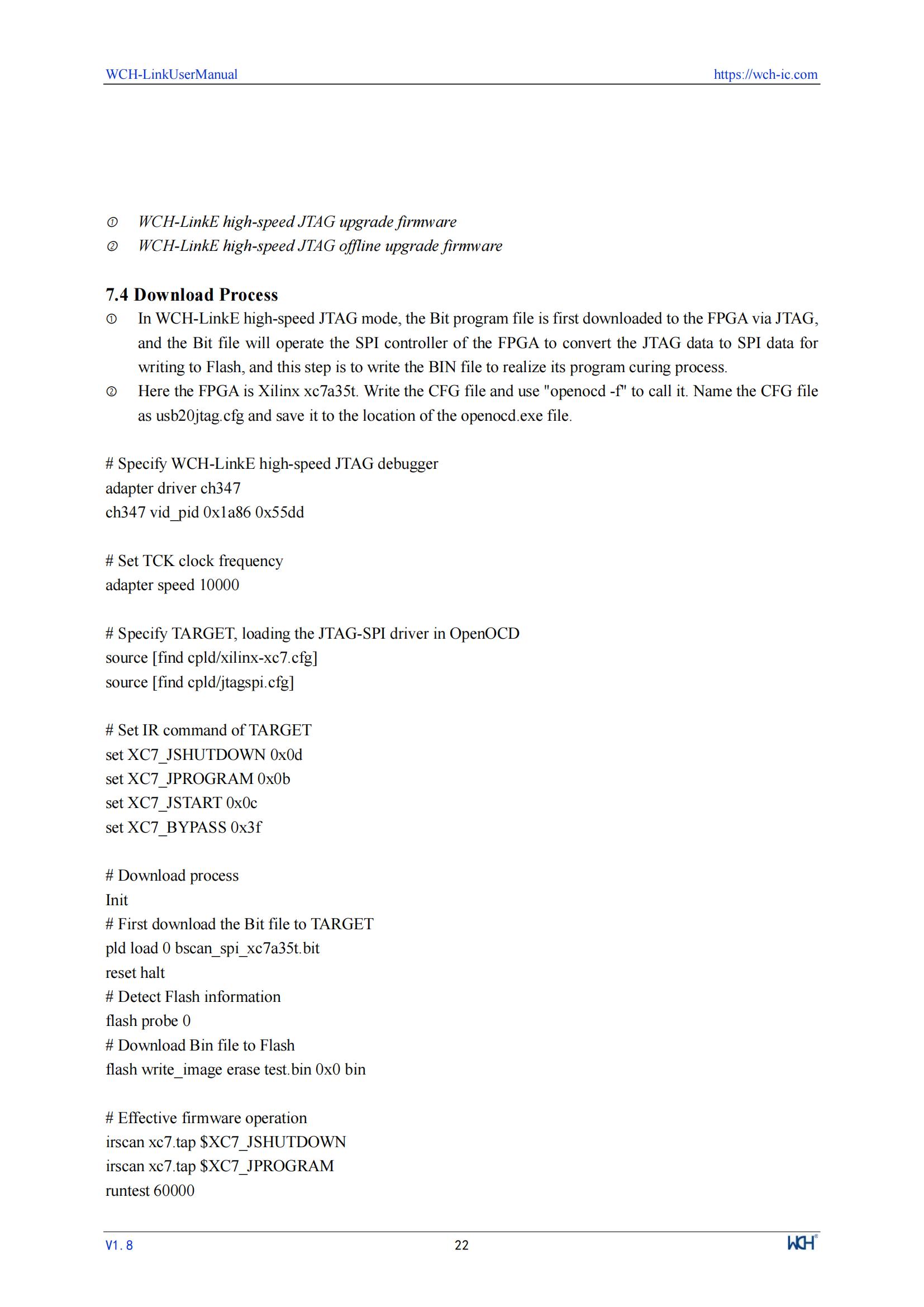 WCH LinkE Online Download Debugger Support WCH RISC-V Architecture MCU/SWD Interface ARM Chip 1 Serial Port to USB Channel — reference image 22